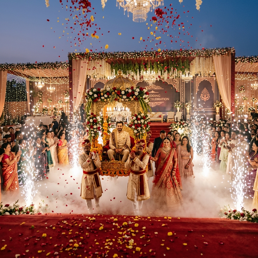 Grand Bride & Groom Entry